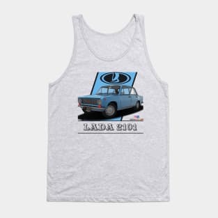 Lada 2101 1970 Blue Tank Top